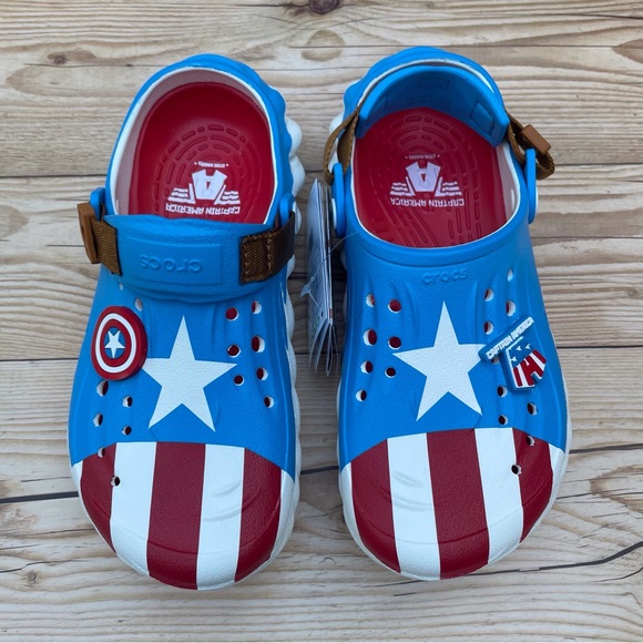 Crocs Marvel Captain America Echo Clog 🇺🇸 - Picture 2 of 16